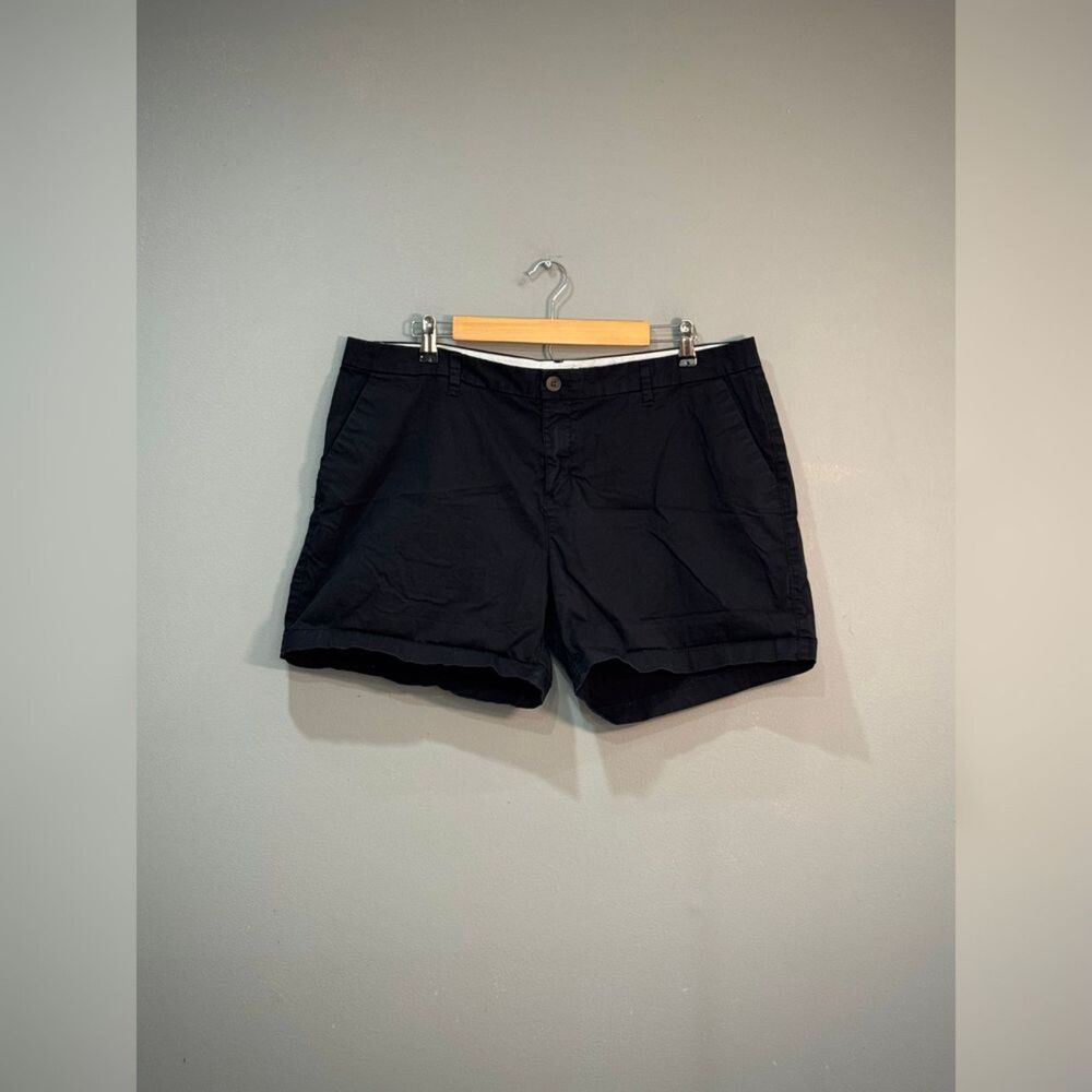 Black Old Navy Cotton 5" Shorts Size 14 EUC